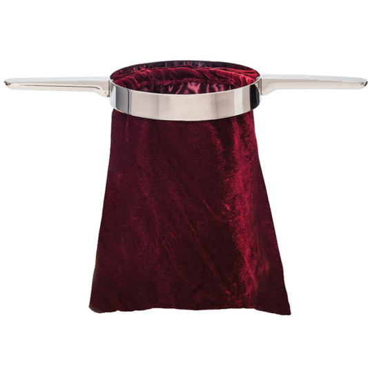Red Offering Collection Bag with Handle