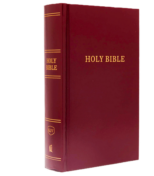 KJV Pew Bible (Hardcover, Burgundy) - Bulk Case of 16